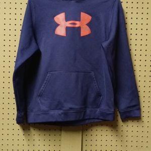 Under armour. Dark blue and orange